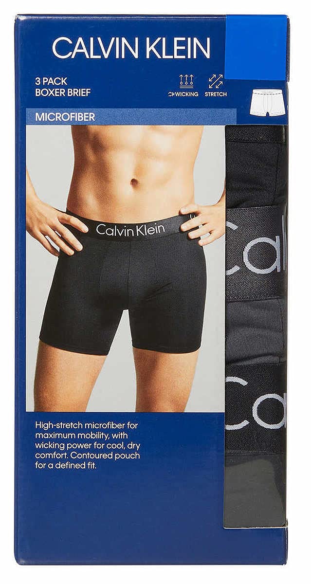 Foto 5 pulgar | Calzoncillos Bóxer Calvin Klein De Microfibra Cromática Para Hombre - Venta Internacional.
