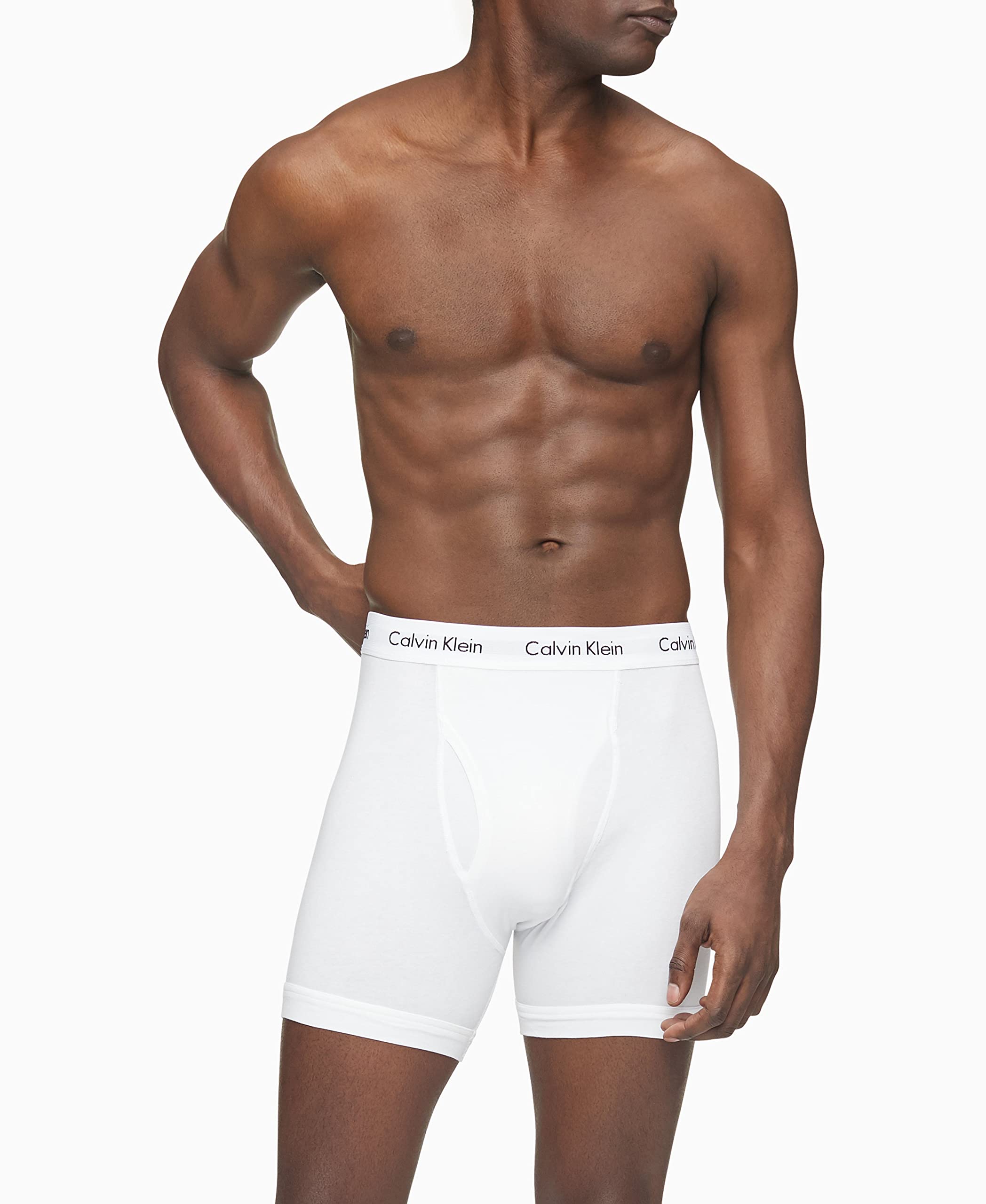 Foto 3 pulgar | Calzoncillos Tipo Bóxer Calvin Klein De Algodón Elástico Para Hombre, Paquete De 5 - Venta Internacional.