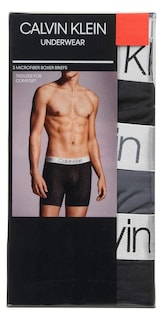 Foto 5 | Calzoncillos Tipo Bóxer Calvin Klein Para Hombre Que Absorben La Humedad, Paquete De 3 - Venta Internacional.