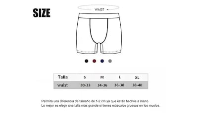 Foto 3 | Bóxer Corto Xtellar Negro para Hombre 4 Piezas