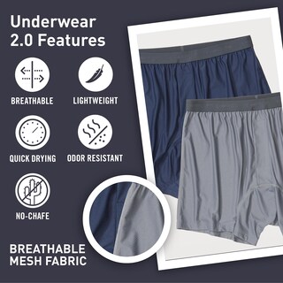 Foto 3 | Ropa Interior Exofficio Give-n-go 2.0 Boxer Para Hombre, Paquete De 2 - Venta Internacional.