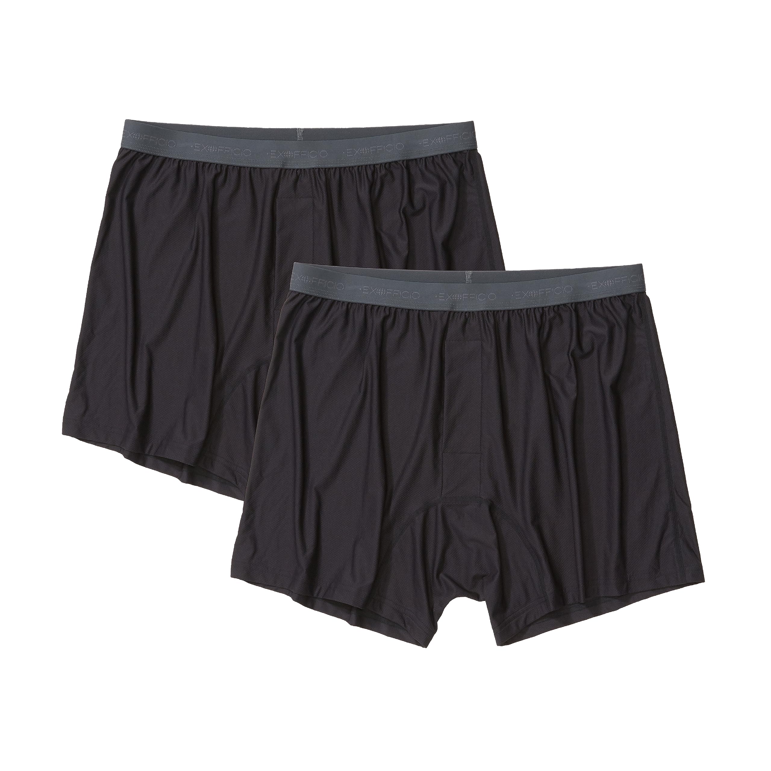Boxer Exofficio Give-n-go 2.0 Para Hombre Negro Xl (paquete De 2) - Venta Internacional.