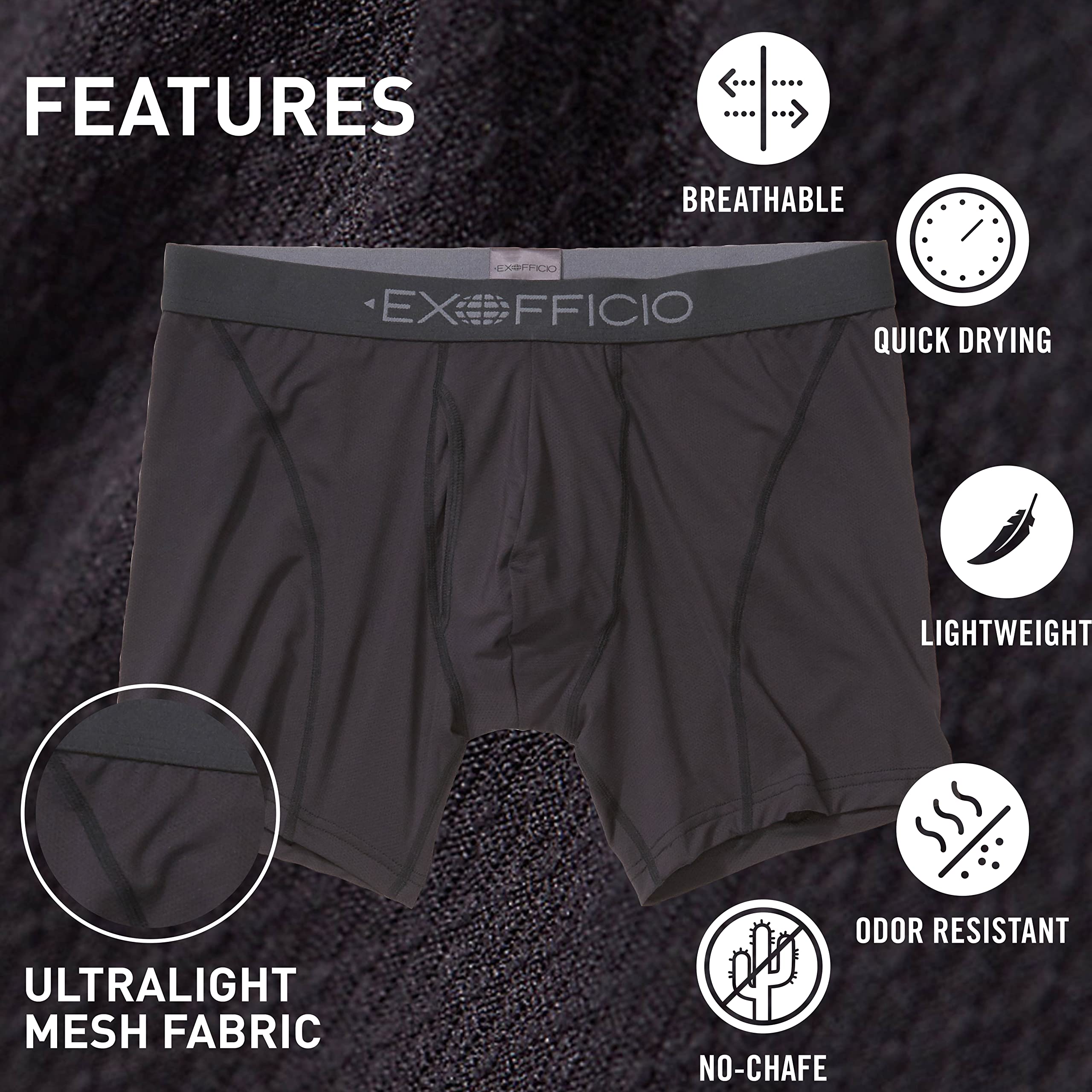 Foto 4 pulgar | Calzoncillos Bóxer Exofficio Give-n-go Sport 2.0 Para Hombre M - Venta Internacional.