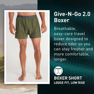 Foto 2 | Ropa Interior Exofficio Give-n-go 2.0 Boxer Para Hombre, Paquete De 2 - Venta Internacional.
