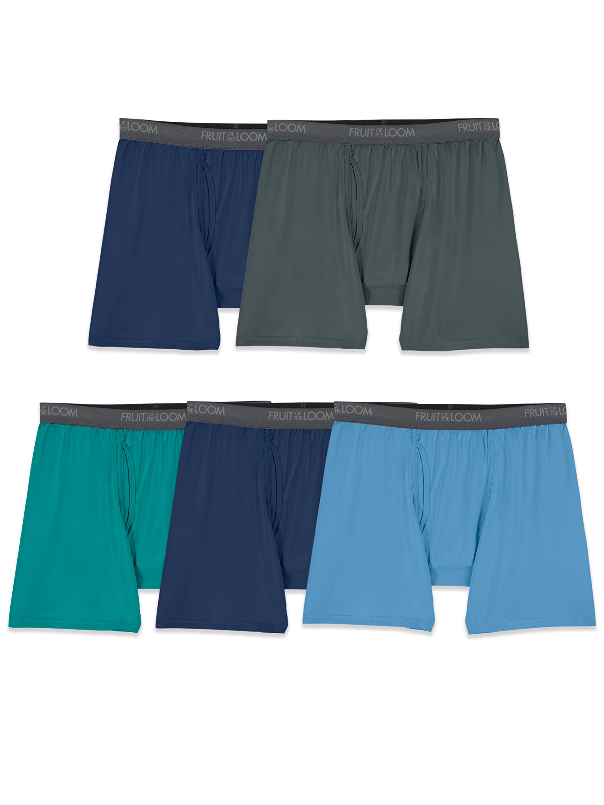 Foto 1 | Calzoncillos Tipo Bóxer Fruit Of The Loom Microelásticos Para Hombre, Talla Xl - Venta Internacional.