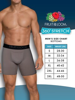 Foto 6 | Calzoncillos Tipo Bóxer Fruit Of The Loom, Elásticos En 4 Direcciones, Para Hombre - Venta Internacional.