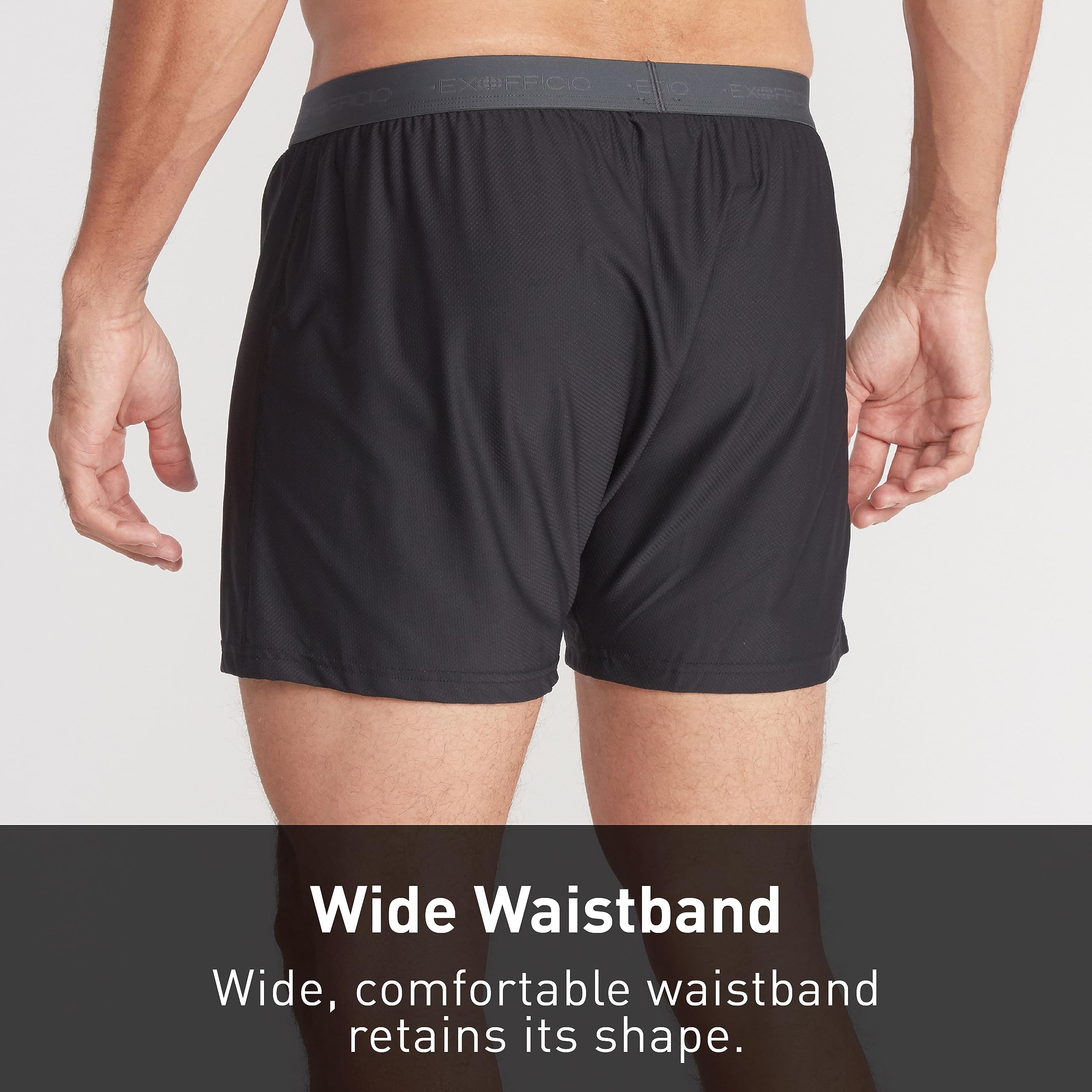 Foto 5 pulgar | Boxer Exofficio Give-n-go 2.0 Para Hombre, Acero Óniz/negro Xl - Venta Internacional.