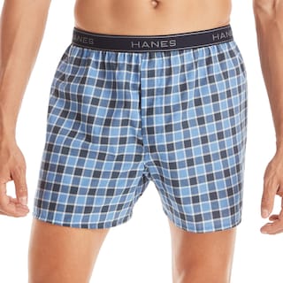 Foto 3 | Boxers Hanes Sin Etiqueta Para Hombre Con Cintura Expuesta Paquete De 6 - Venta Internacional.