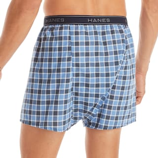Foto 4 | Boxers Hanes Sin Etiqueta Para Hombre Con Cintura Expuesta Paquete De 6 - Venta Internacional.