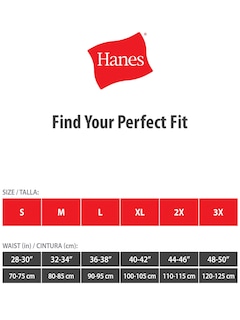 Foto 6 | Boxers Hanes Sin Etiqueta Para Hombre Con Cintura Expuesta Paquete De 6 - Venta Internacional.