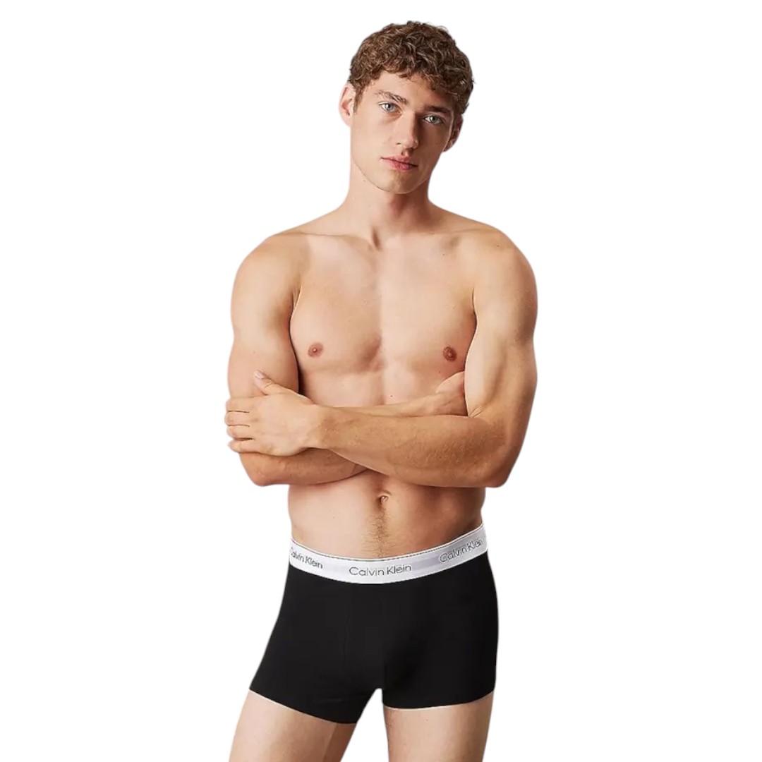 Foto 3 pulgar | Boxer Trunks Calvin Klein Comodos 3 Pack Nb3967 De Hombre - Original