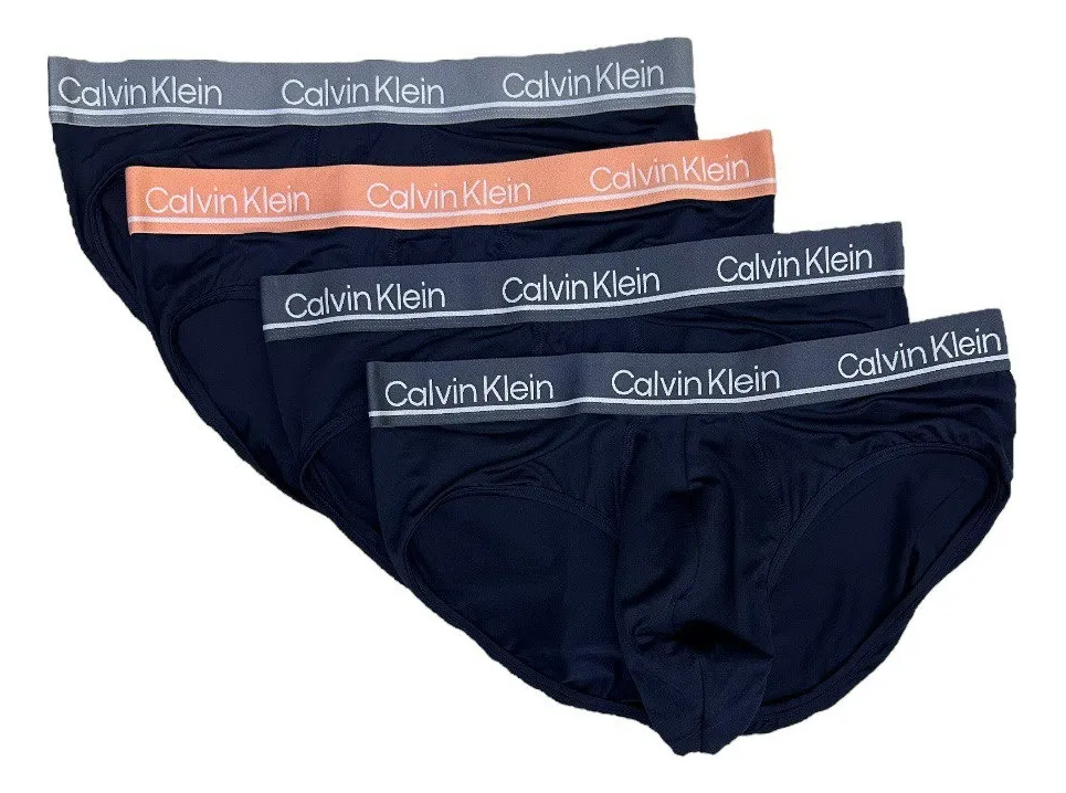 Foto 2 pulgar | Trusa Calzon Calvin Klein Microfibra 4 Pack De Hombre Np2754 - Original