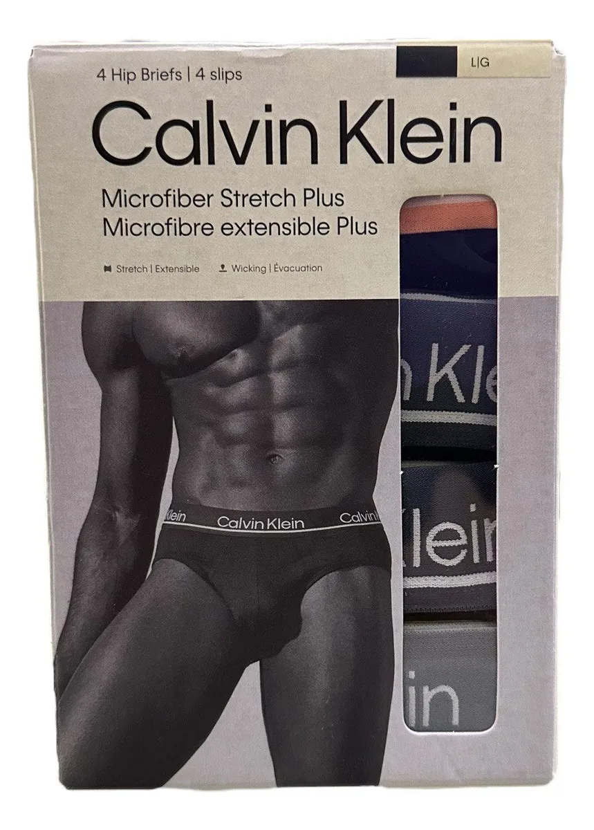 Foto 5 | Trusa Calzon Calvin Klein Microfibra 4 Pack De Hombre Np2754 - Original