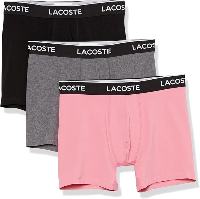 Foto 2 pulgar | Boxer Briefs Lacoste Hombre 3 Pack Cómodos 6h342051 - Original