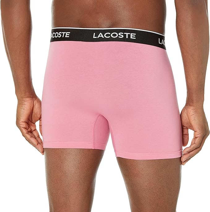 Foto 4 pulgar | Boxer Briefs Lacoste Hombre 3 Pack Cómodos 6h342051 - Original