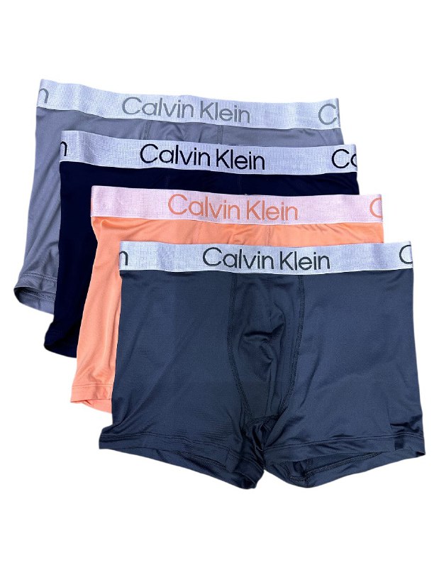 Boxer Trunk Calvin Klein Microfibra 4 Comodo Pack Nb2742 - Original