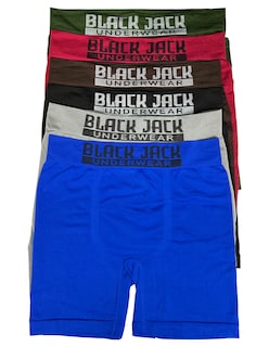Foto 2 | Paquete Con 6 Bóxer Largos Tipo Biker Para Hombre Pack Incluye 6 Colores Diferentes