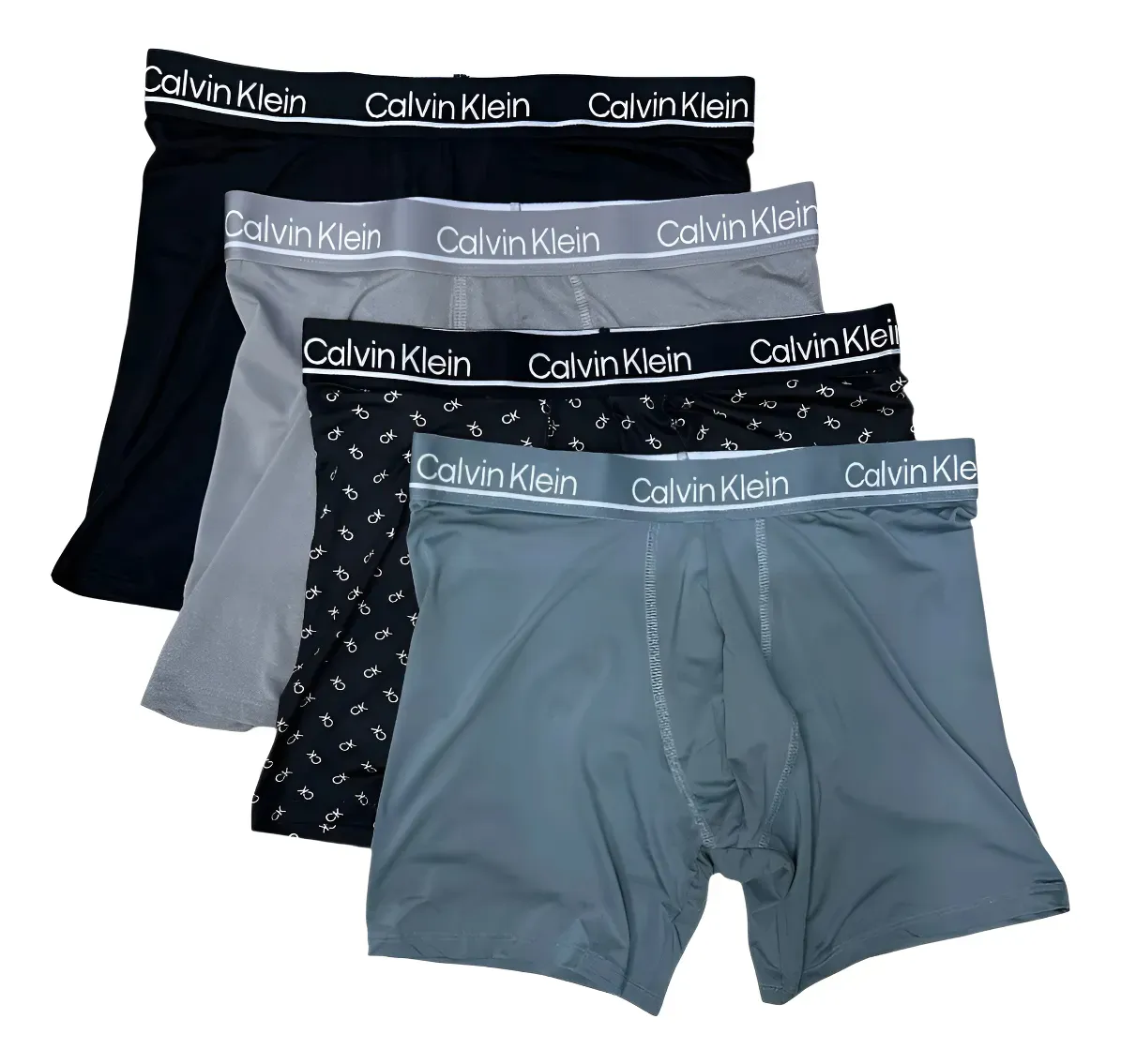Foto 1 | Boxers Brief Calvin Klein 4 Pack Microfibra Comodo 9687 - Original