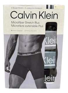Foto 5 | Boxers Brief Calvin Klein 4 Pack Microfibra Comodo 9687 - Original