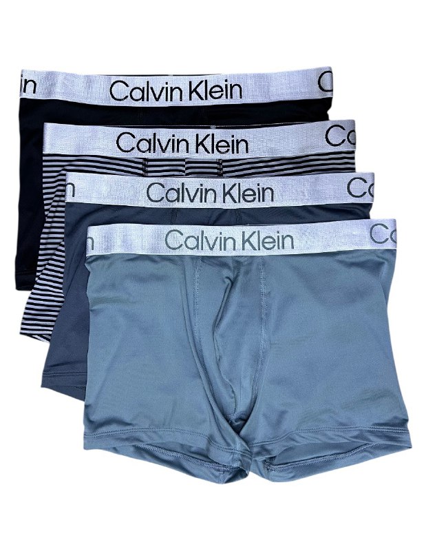 Foto 2 pulgar | Boxer Trunk Calvin Klein Microfibra Stretch Comodo 4pk Np2742 - Original