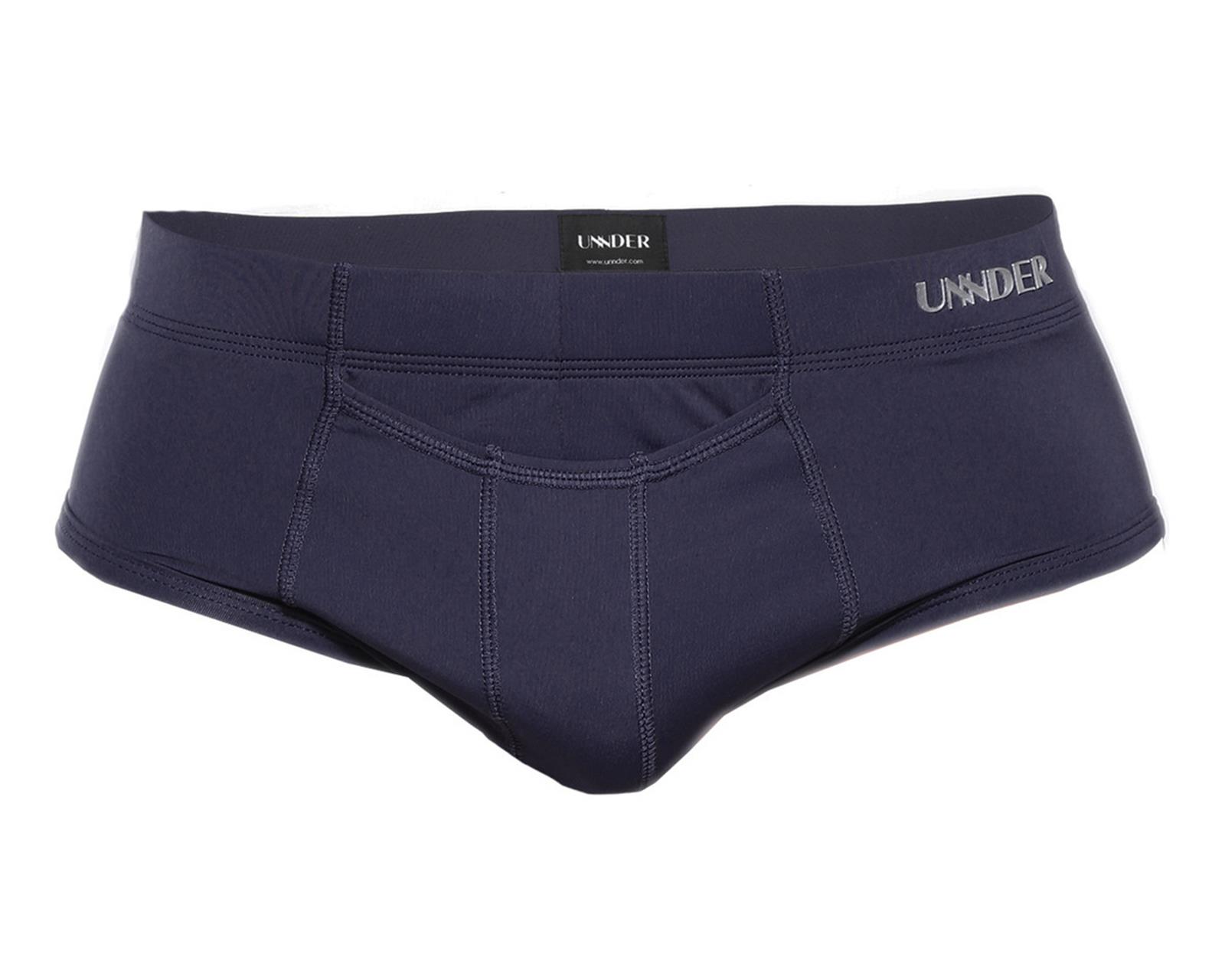 Foto 3 pulgar | Calzón Brief Sport Unnder Ropa Interior Para Hombre 1 Pieza Color Azul Marino