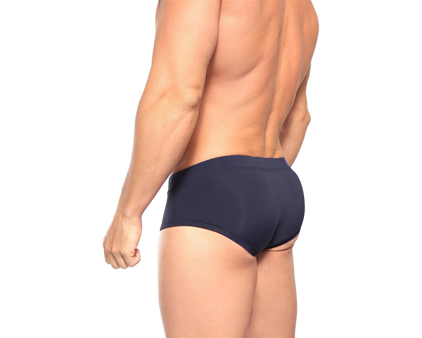 Foto 4 pulgar | Calzón Brief Sport Unnder Ropa Interior Para Hombre 1 Pieza Color Azul Marino