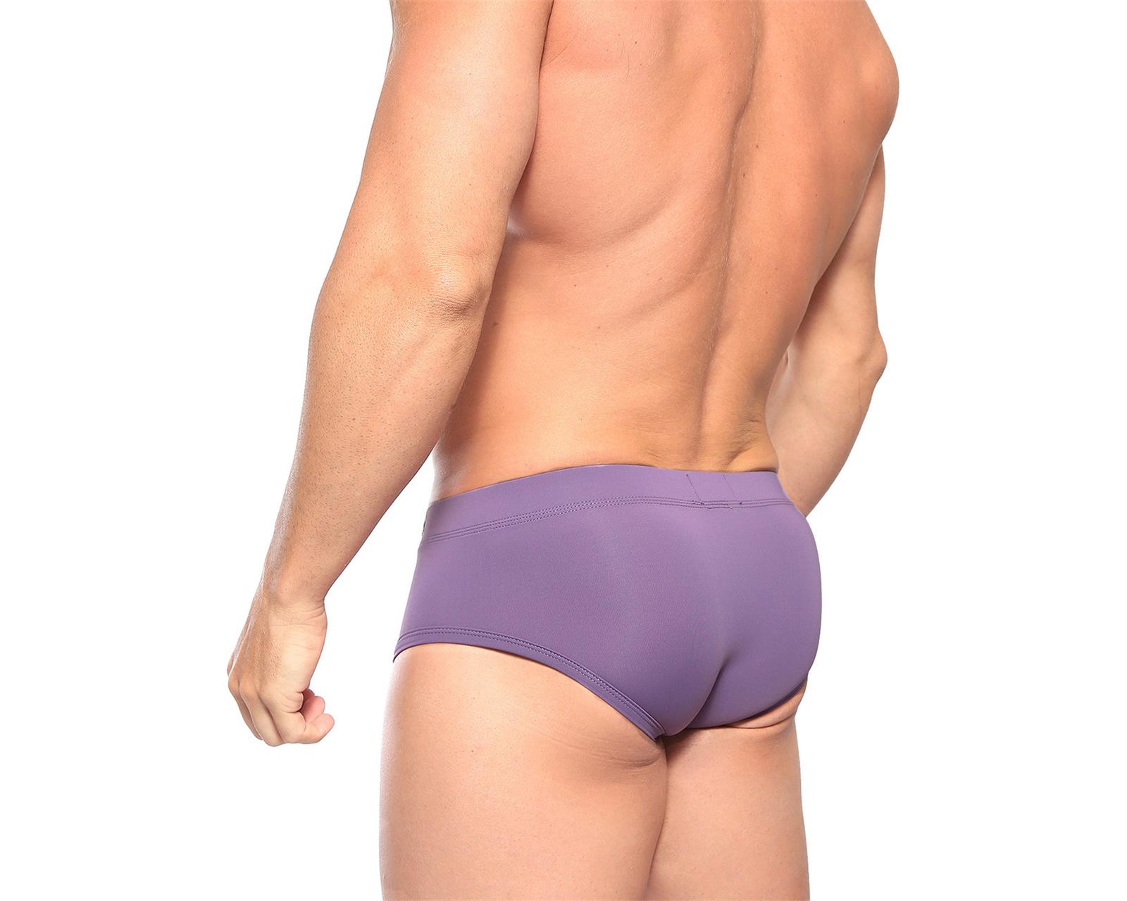 Foto 4 pulgar | Calzón Brief Sport Unnder Ropa Interior Para Hombre 1 Pieza Color Morado