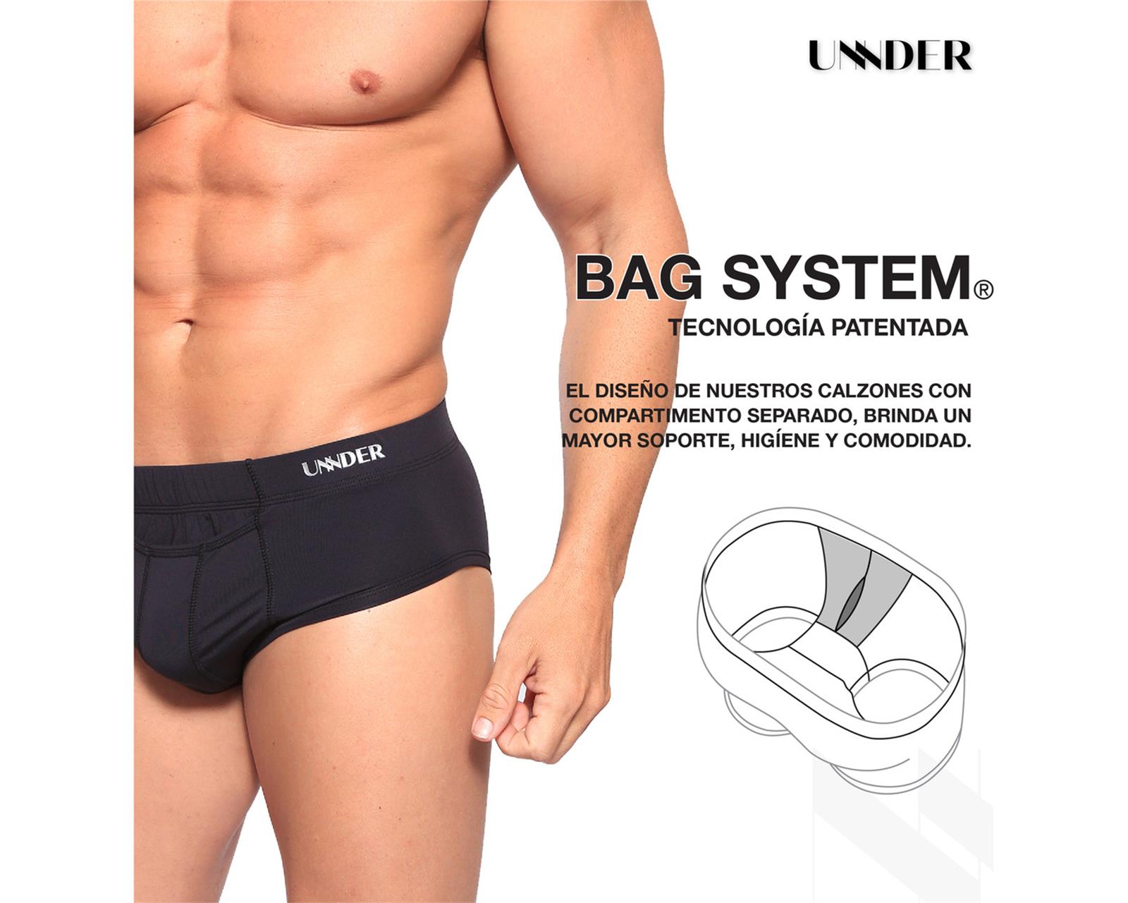 Foto 6 pulgar | Calzón Brief Sport Unnder Ropa Interior Para Hombre 1 Pieza Color Morado