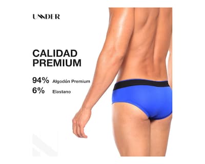 Foto 6 | Calzon Brief Modern Unnder Ropa Interior Para Hombre 1 Pieza Color Rosa Chicle