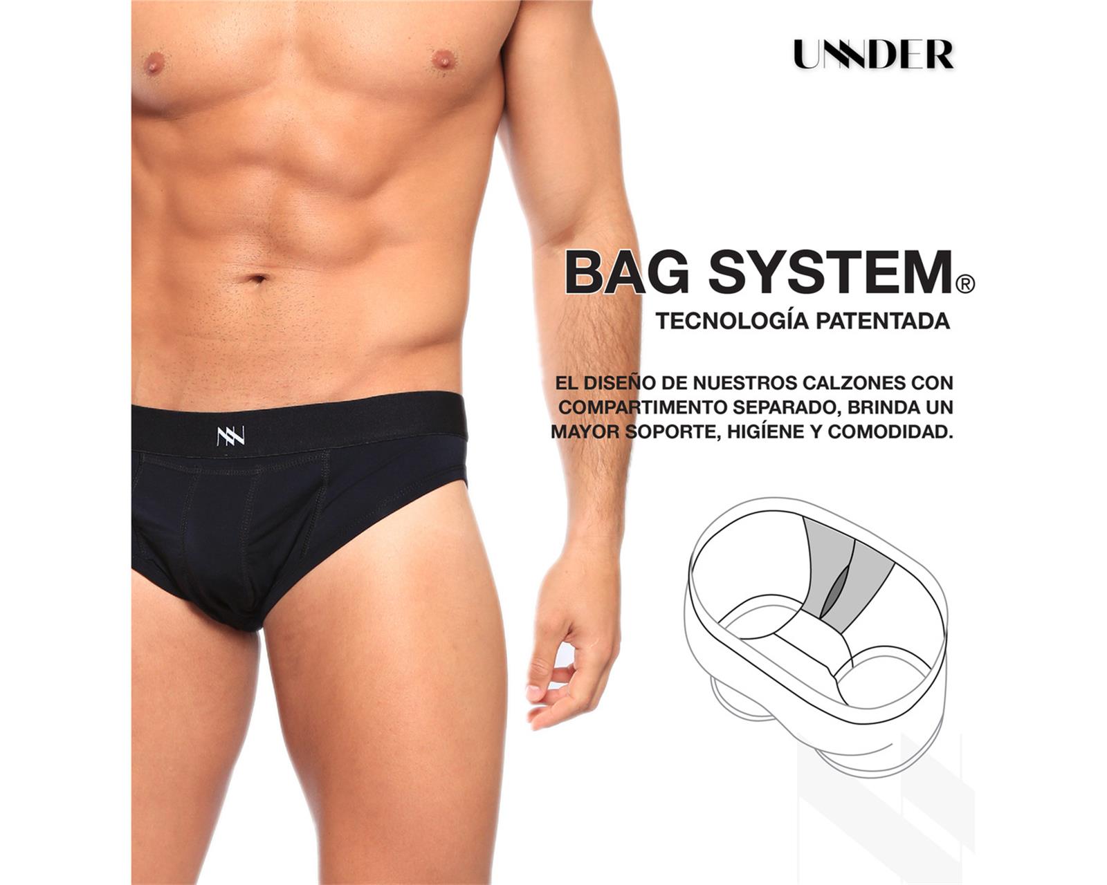 Foto 7 pulgar | Calzon Bikini Classic Unnder Ropa Interior Para Hombre 1 Pz Color Negro