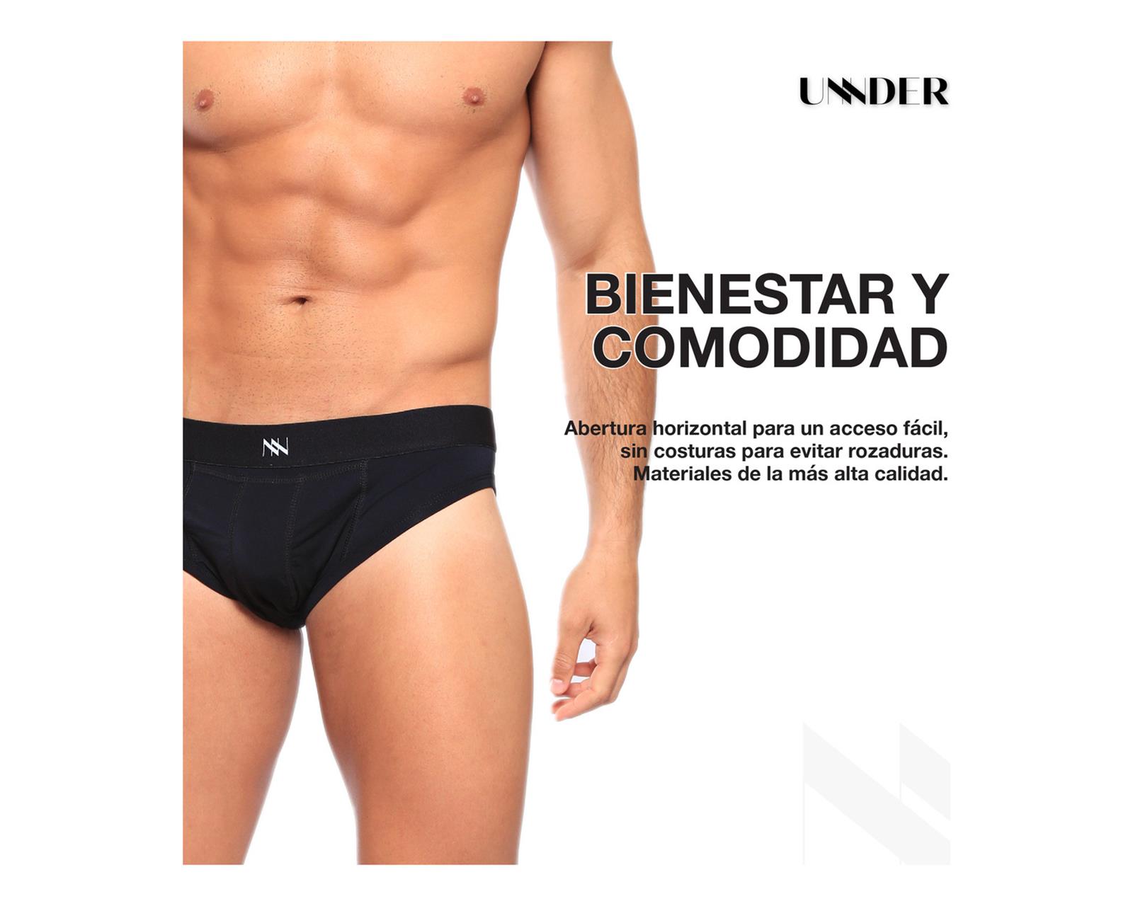 Foto 9 pulgar | Calzon Bikini Classic Unnder Ropa Interior Para Hombre 1 Pz Color Negro