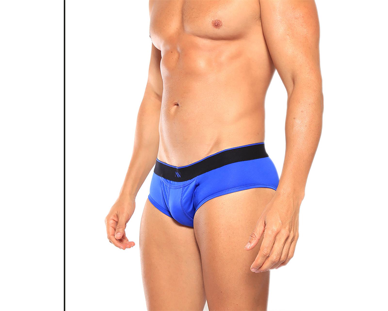 Foto 2 pulgar | Calzon Brief Modern Unnder Ropa Interior Para Hombre 1 Pieza Color Azul