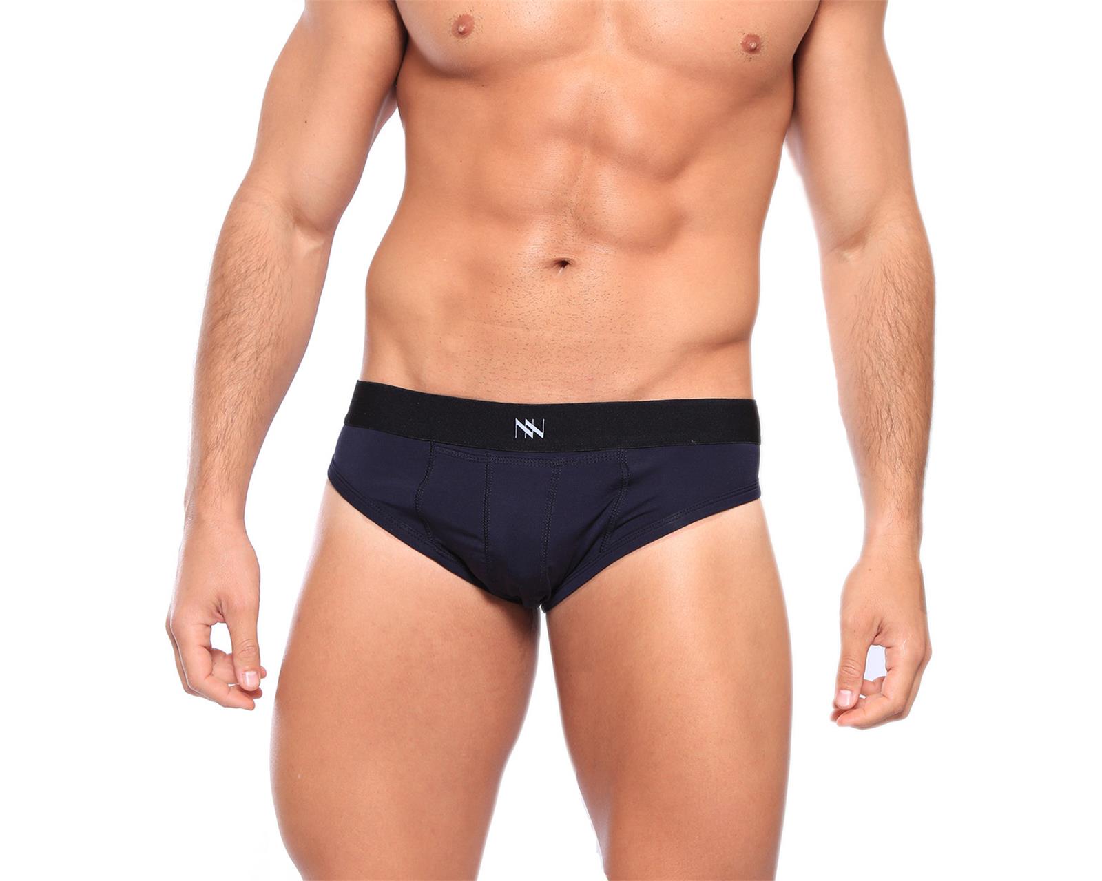 Foto 2 pulgar | Calzon Bikini Classic Unnder Ropa Interior Para Hombre 1 Pz Color Azul Oscuro