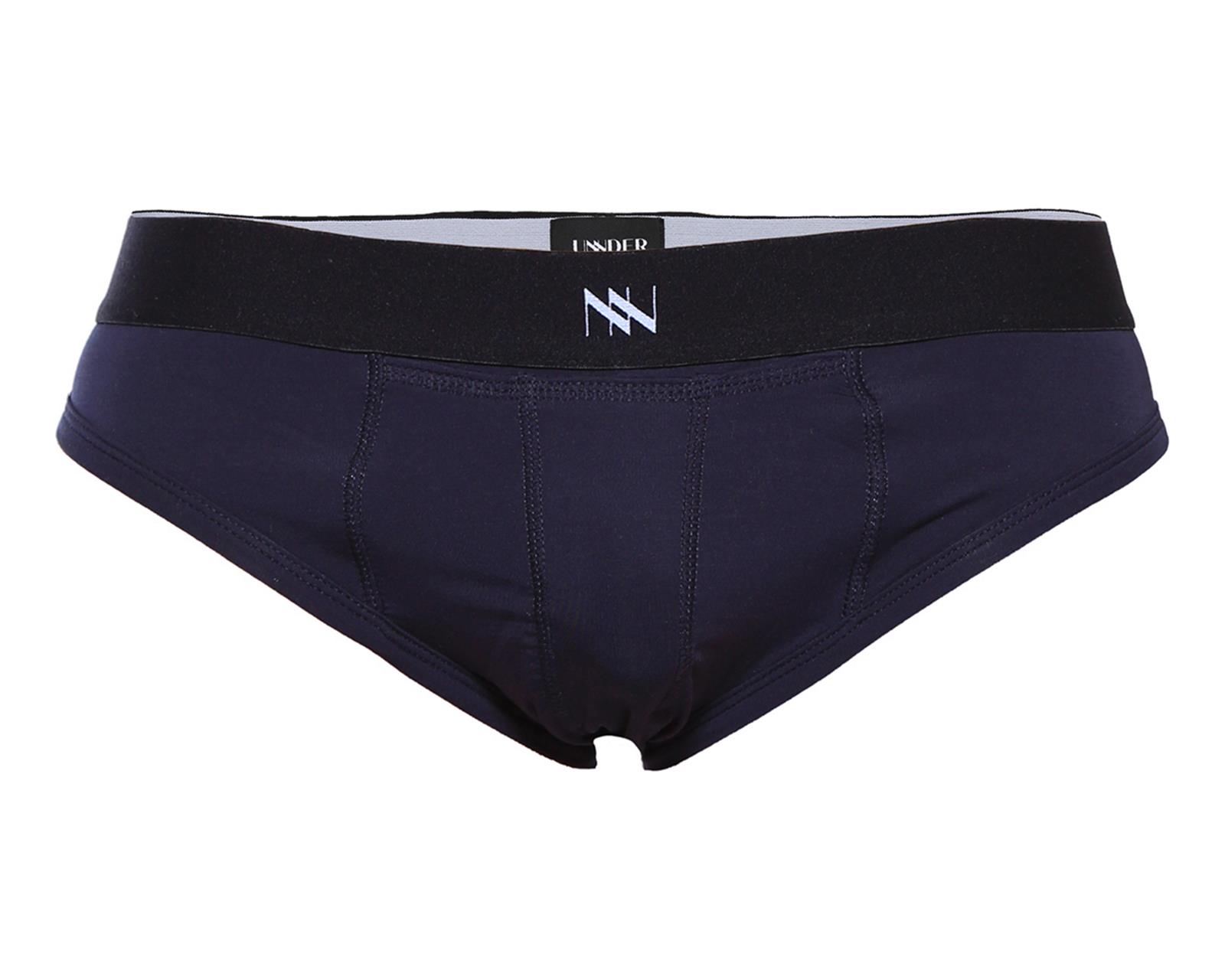 Foto 3 pulgar | Calzon Bikini Classic Unnder Ropa Interior Para Hombre 1 Pz Color Azul Oscuro