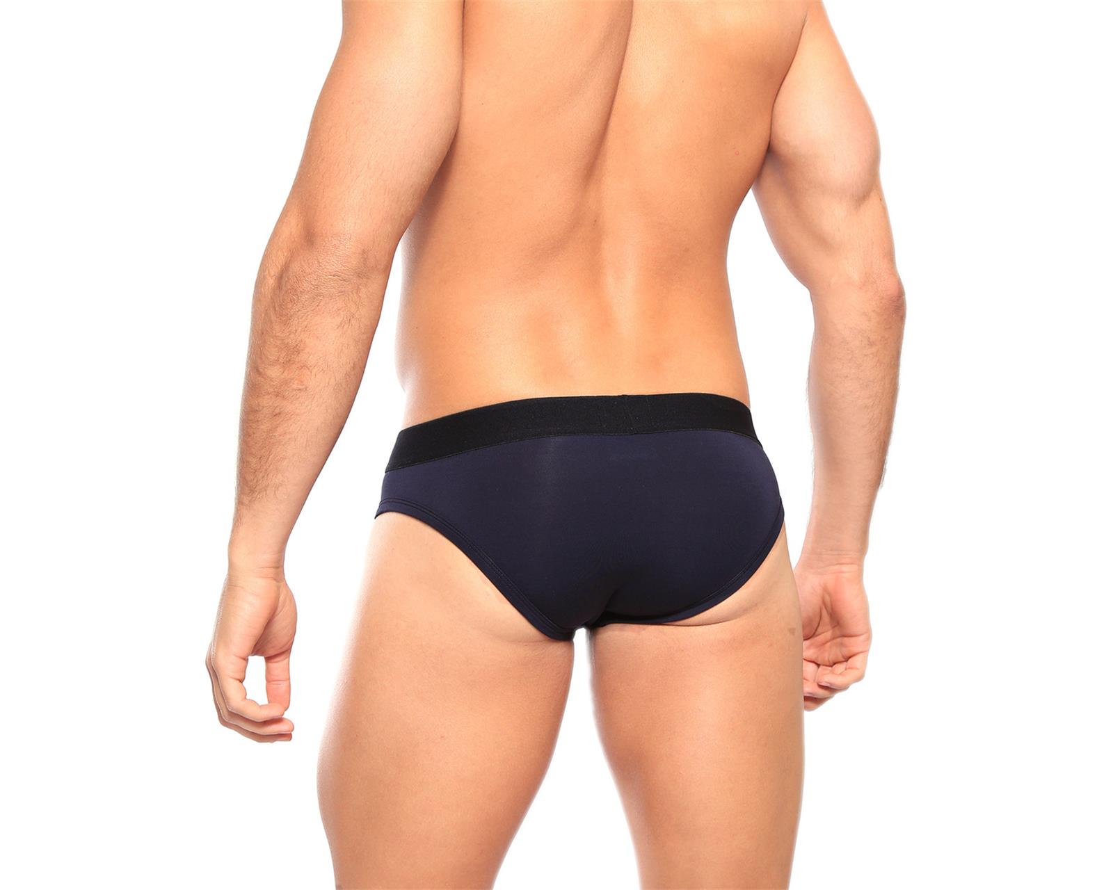 Foto 4 pulgar | Calzon Bikini Classic Unnder Ropa Interior Para Hombre 1 Pz Color Azul Oscuro