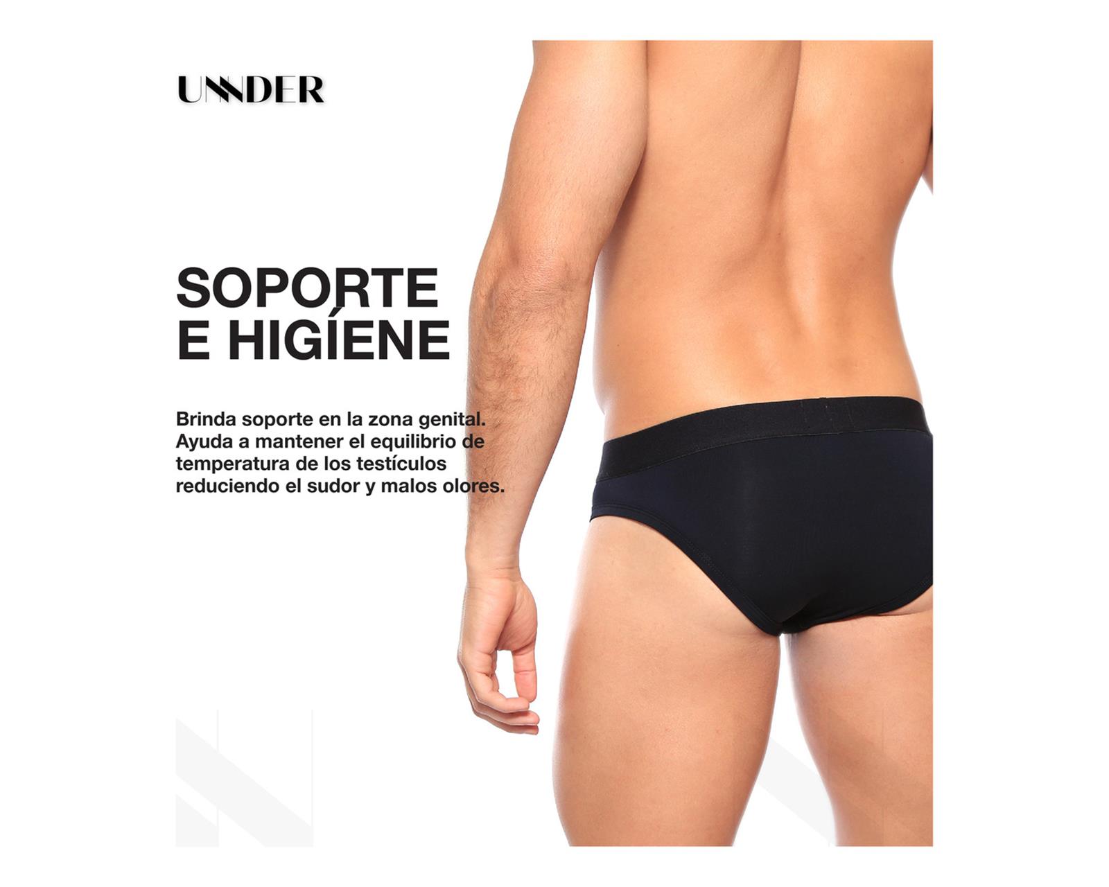 Foto 9 pulgar | Calzon Bikini Classic Unnder Ropa Interior Para Hombre 1 Pz Color Blanco