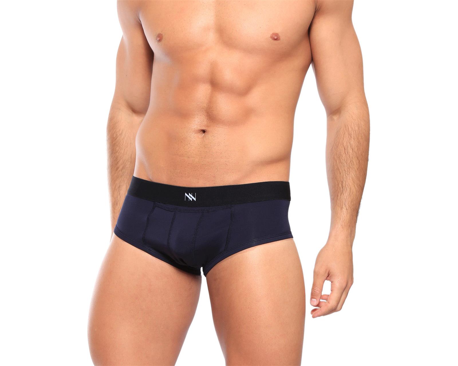 Foto 2 pulgar | Calzón Brief Classic Unnder Ropa Interior Para Hombre 1 Pz Color Azul Oscuro