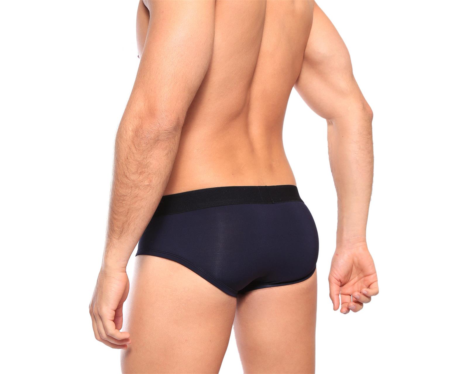 Foto 4 pulgar | Calzón Brief Classic Unnder Ropa Interior Para Hombre 1 Pz Color Azul Oscuro