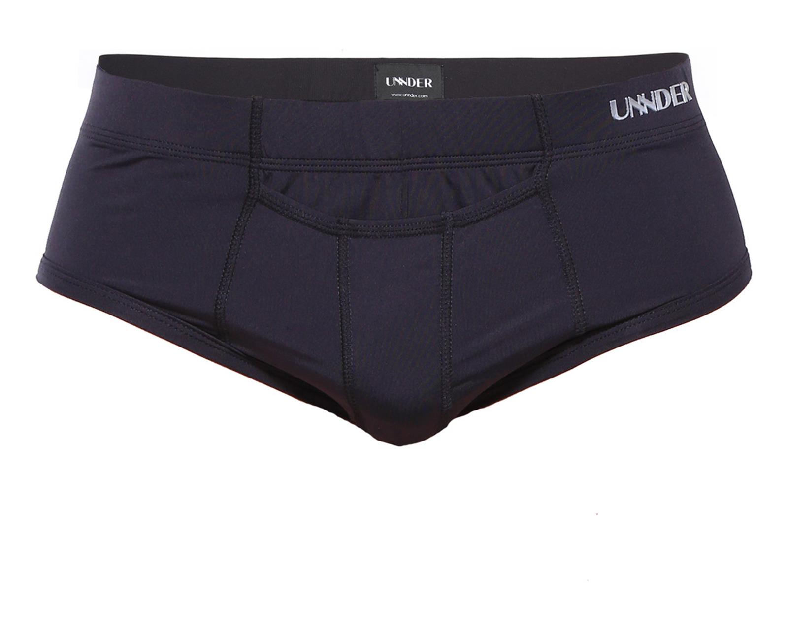 Foto 3 pulgar | Calzón Brief Sport Unnder Ropa Interior Para Hombre 1 Pieza Color Negro