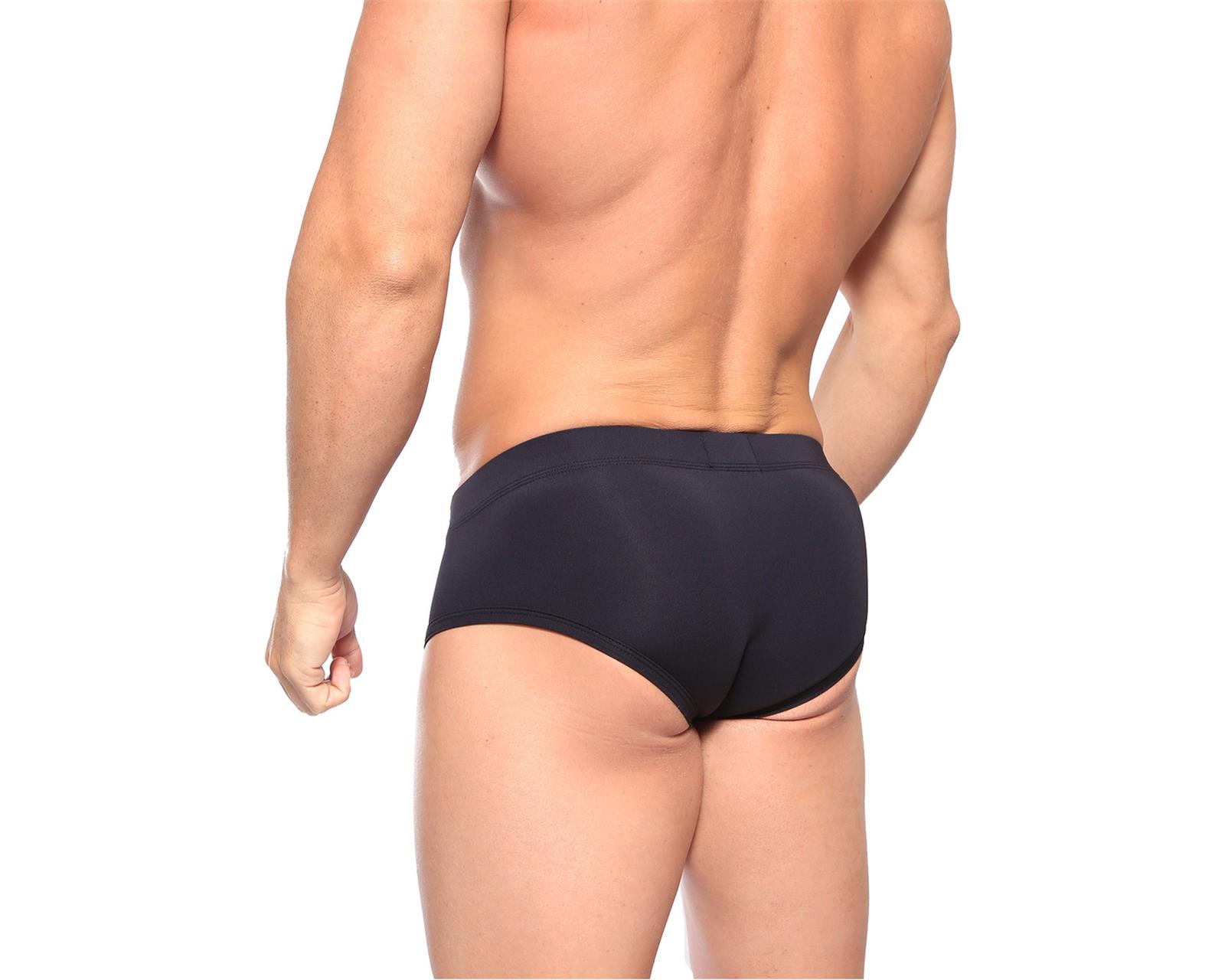 Foto 4 pulgar | Calzón Brief Sport Unnder Ropa Interior Para Hombre 1 Pieza Color Negro