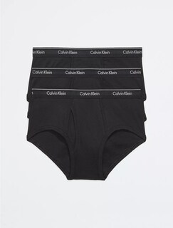 Foto 1 | Pack 3 Trusas Calvin Klein Algodón Classics Negros