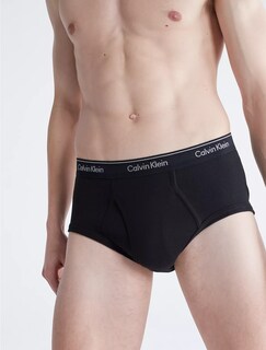 Foto 3 | Pack 3 Trusas Calvin Klein Algodón Classics Negros