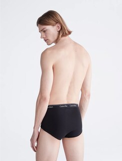 Foto 4 | Pack 3 Trusas Calvin Klein Algodón Classics Negros