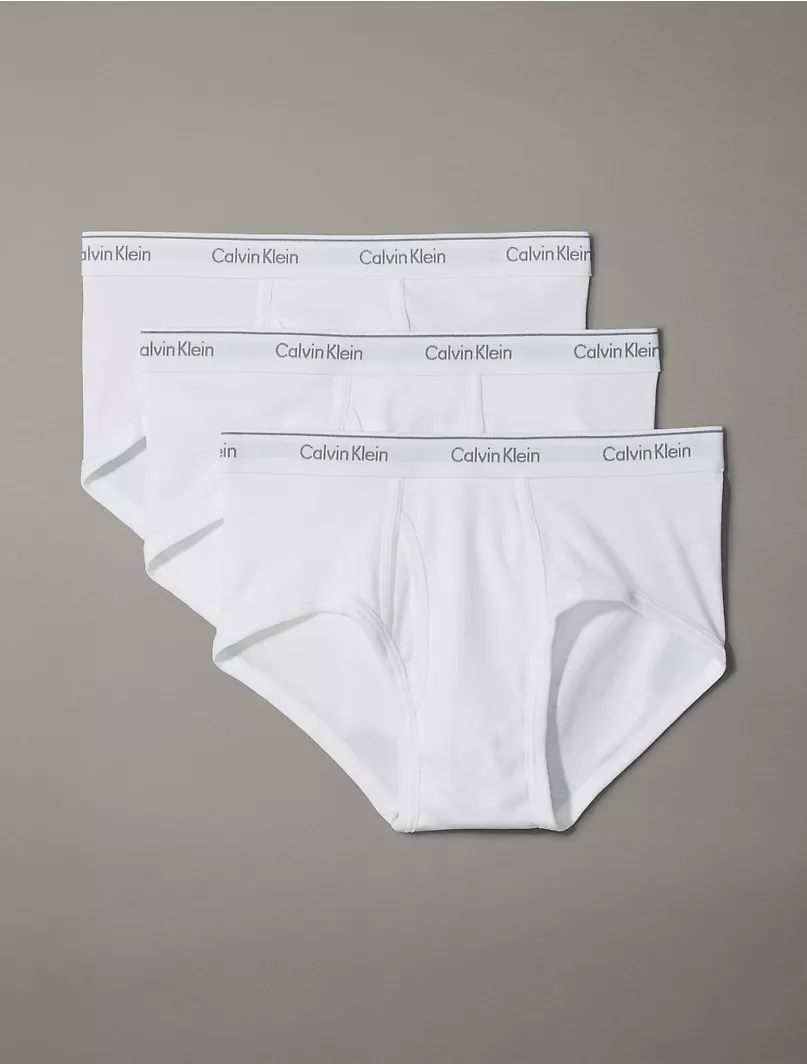 Pack De 3 Trusas Calvin Klein De Algodón Blancos