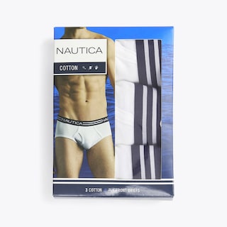 Foto 1 | 3 Trusas Nautica Clásicos de Algodón Calzones Cotton Classic Briefs para Hombre