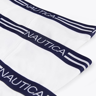 Foto 3 | 3 Trusas Nautica Clásicos de Algodón Calzones Cotton Classic Briefs para Hombre