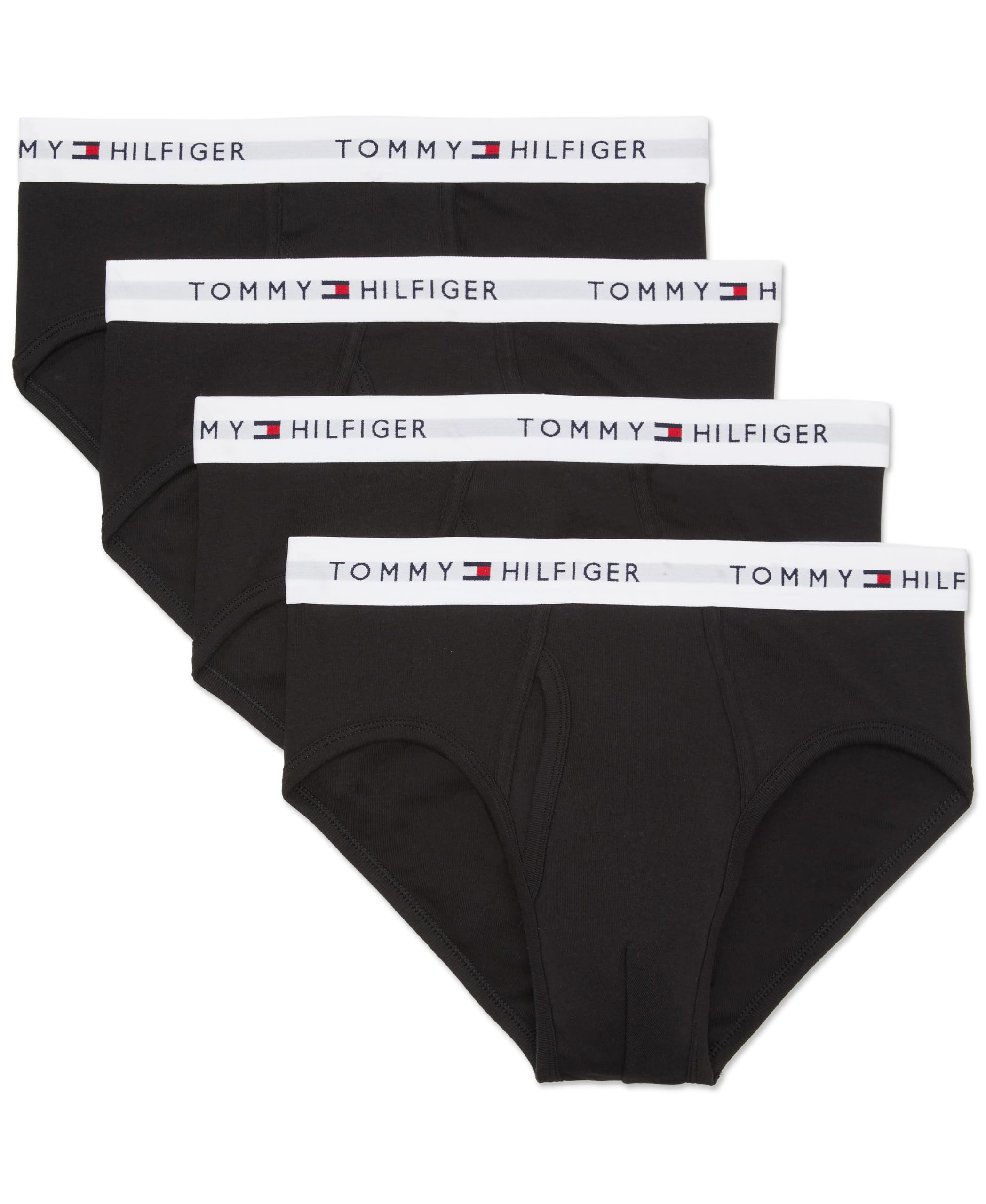 Foto 2 pulgar | Calzoncillos Tommy Hilfiger De Algodón Para Hombre, 4 Unidades, Color Negro, Talla M - Venta Internacional.