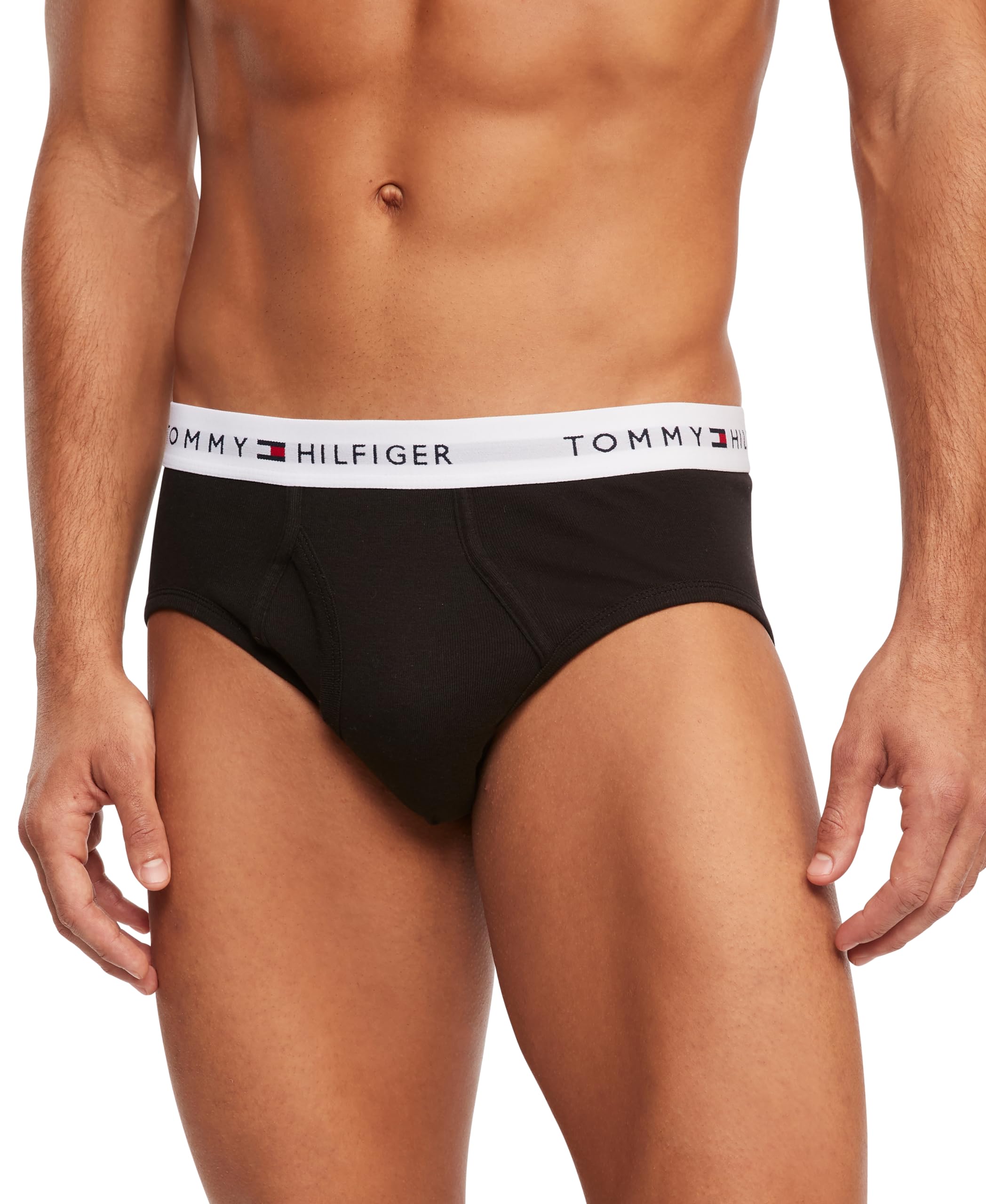 Foto 2 | Calzoncillos Tommy Hilfiger De Algodón Para Hombre, 4 Unidades, Color Negro, Talla M - Venta Internacional.