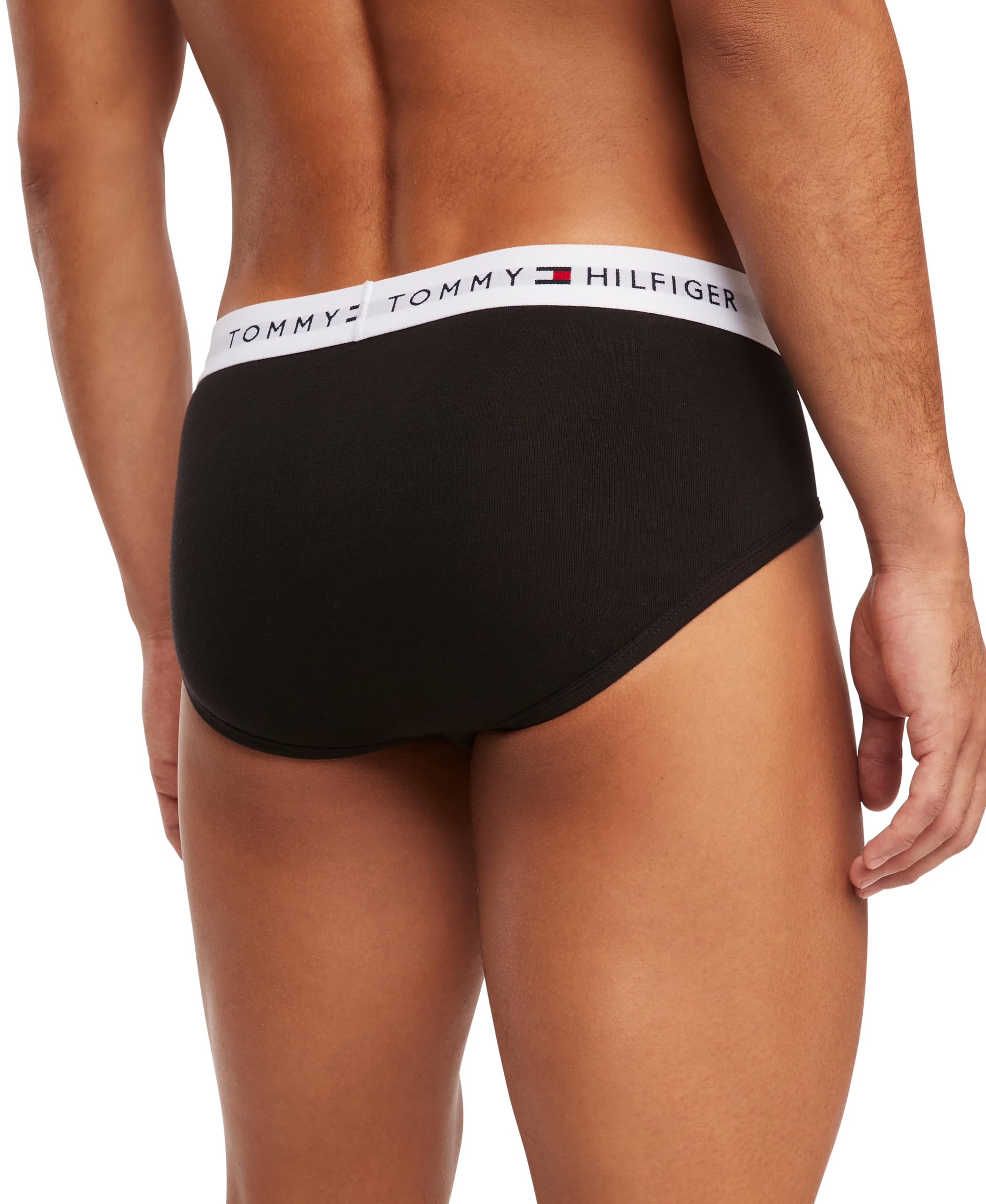 Foto 3 | Calzoncillos Tommy Hilfiger De Algodón Para Hombre, 4 Unidades, Color Negro, Talla M - Venta Internacional.