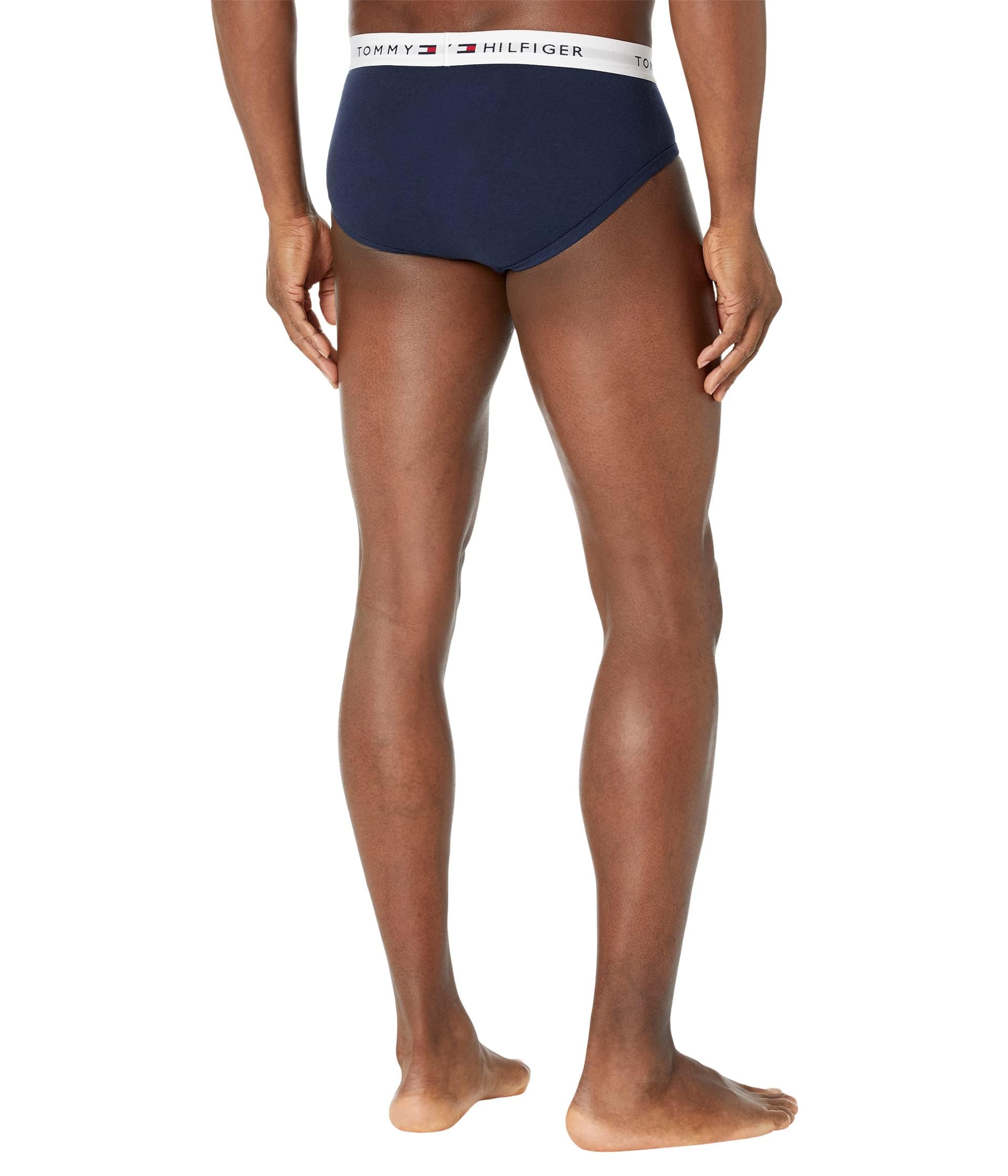 Foto 2 | Calzoncillos Tommy Hilfiger Cotton Classics Para Hombre, Color Azul Suave, Paquete De 4 - Venta Internacional.